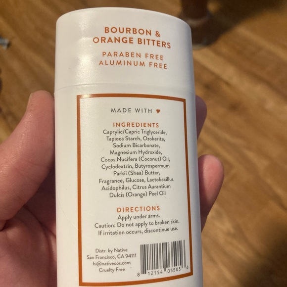 Native deodorant (regular Bourbon and Orange Bitters and travel Charcoal), new - Picture 3 of 6